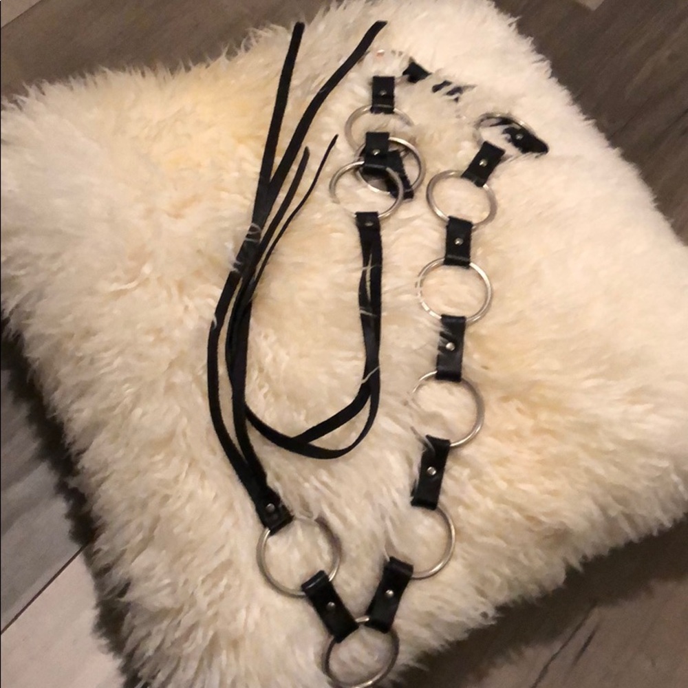 Leather and O-Ring belt